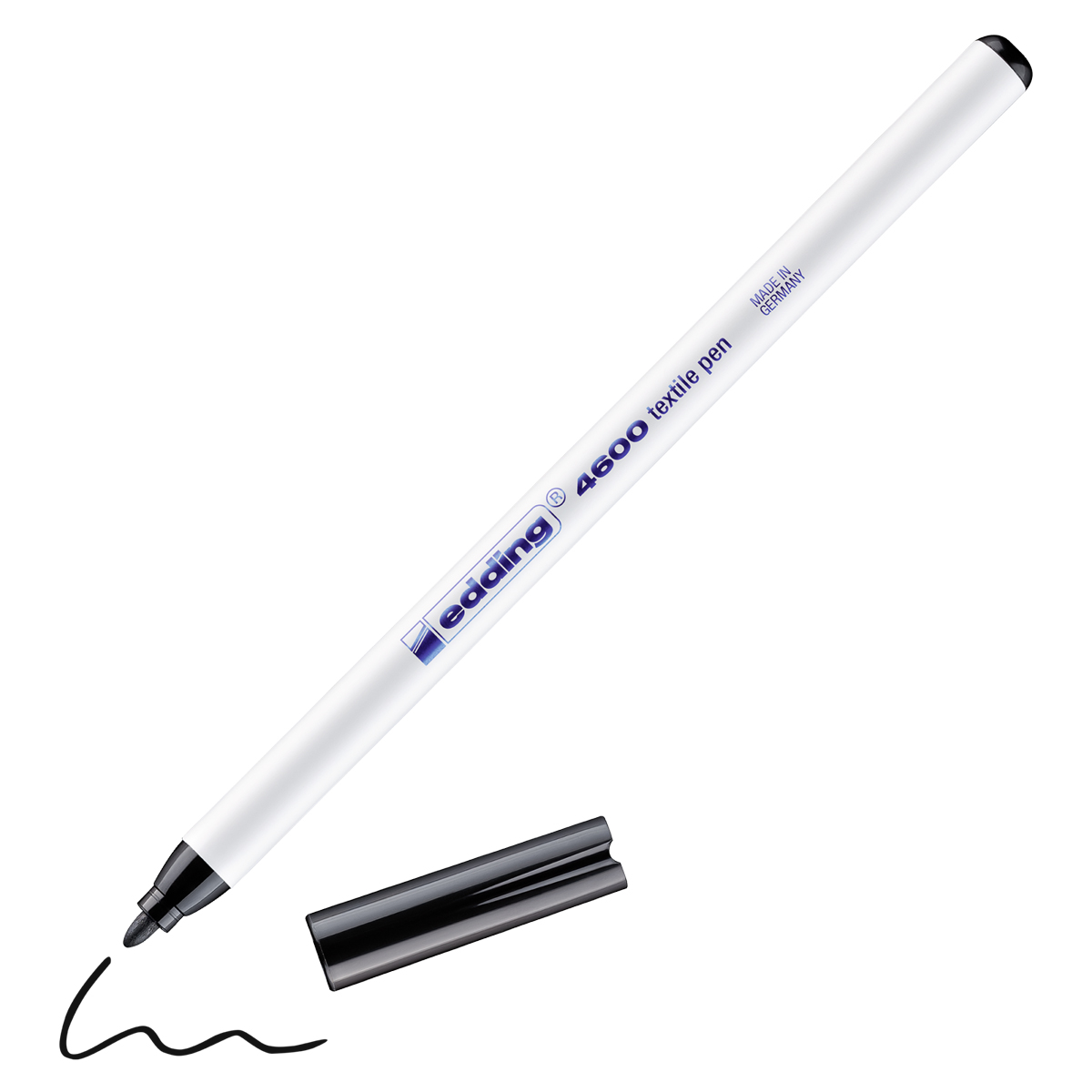 Edding "4600" Textile Pen - Black (1mm)