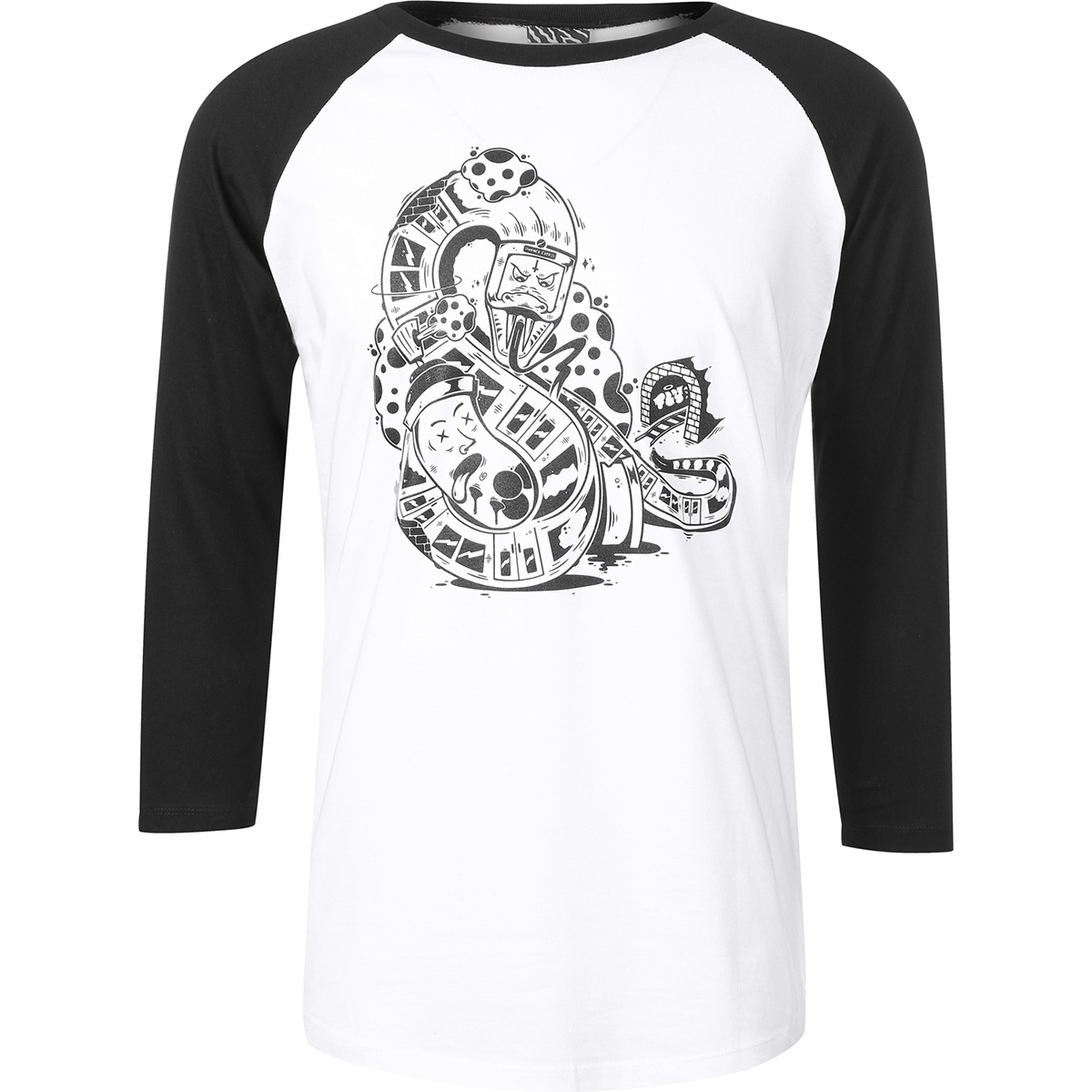 S-Fly Longsleve "Snake" White