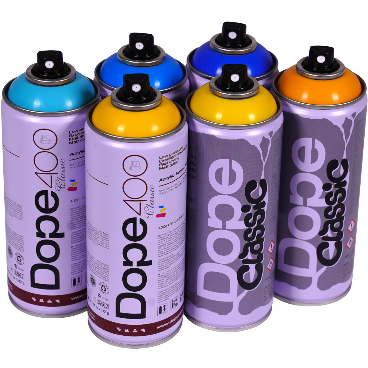 Dope "Classic Paint Sixpack Smelly Fields" (6x400ml)