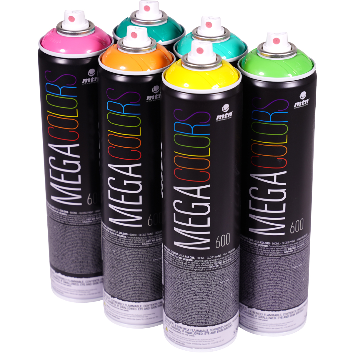 MTN "Mega Colors - Mix Color Set 9" (6x600ml)