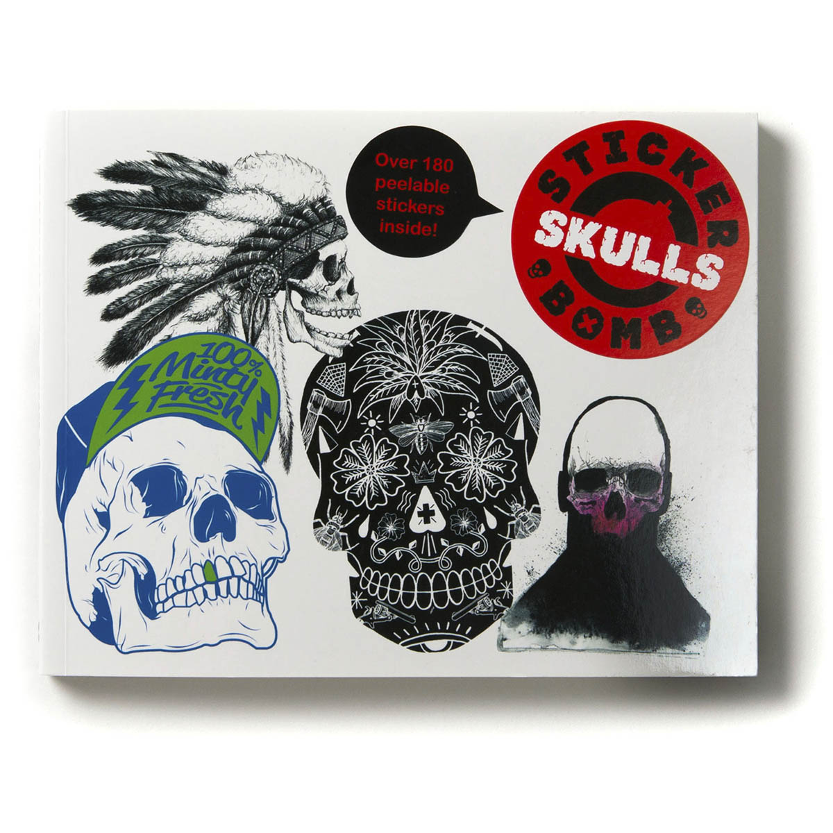 Stickerbuch "Sticker Bomb - Skulls"