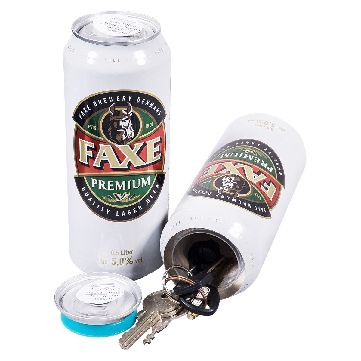 Plastic Fantastic "Dosensafe Faxe Bier" - Geheimversteck