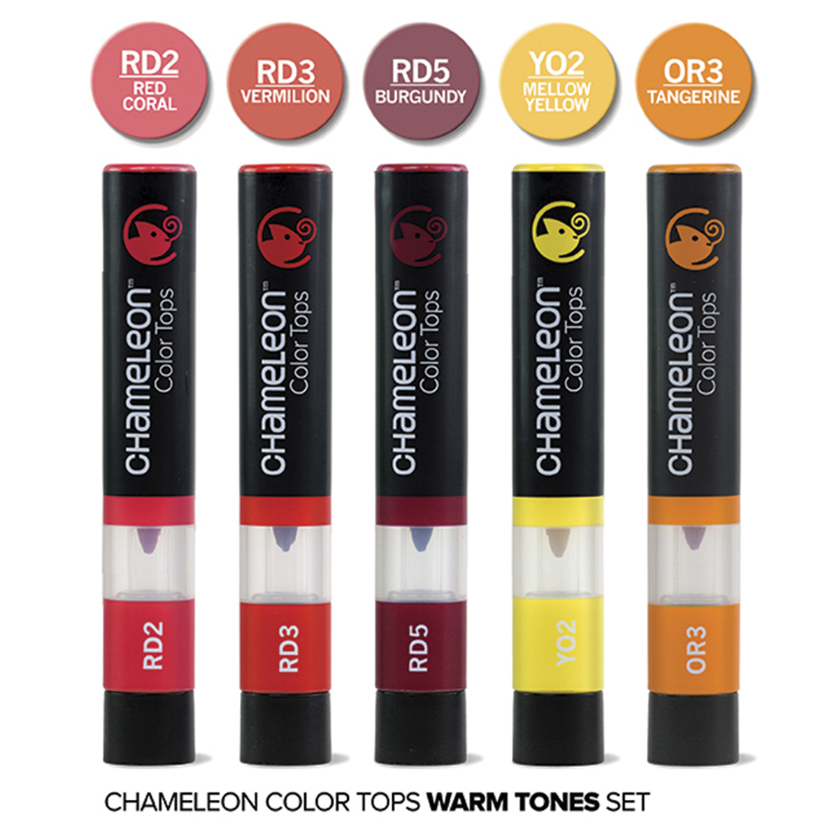pen_chameleon_5colortop_warm_tones_1 Chameleon "5 Color Tops - Warm Tones"