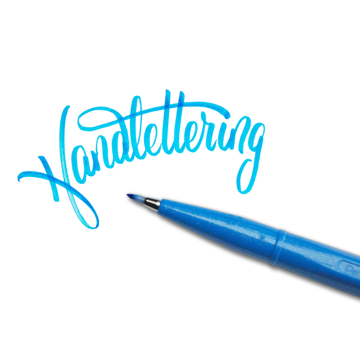 Pentel "SES15" Arts Brush Sign Pen Handlettering Pastel 4er Set (1-4mm)