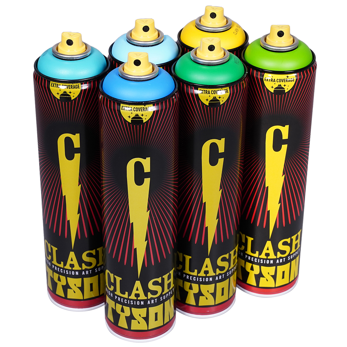 Clash Paint "Tyson Sixpack - Planet Earth Colors" (6x600ml)