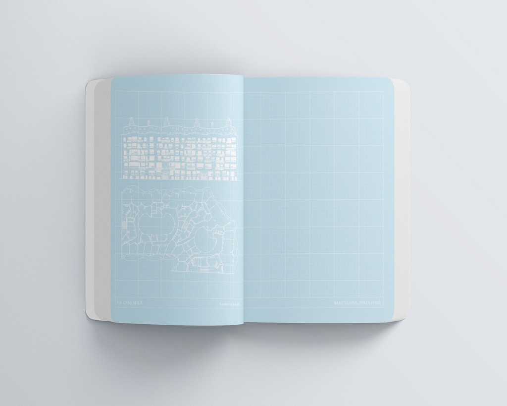 Blueprint "Notebook" Architectural Masterpieces