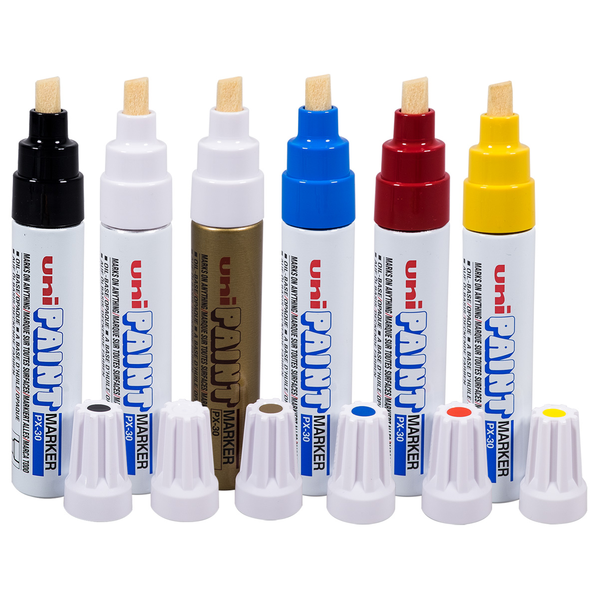 Uni Paint PX-30 6er Marker Set - III