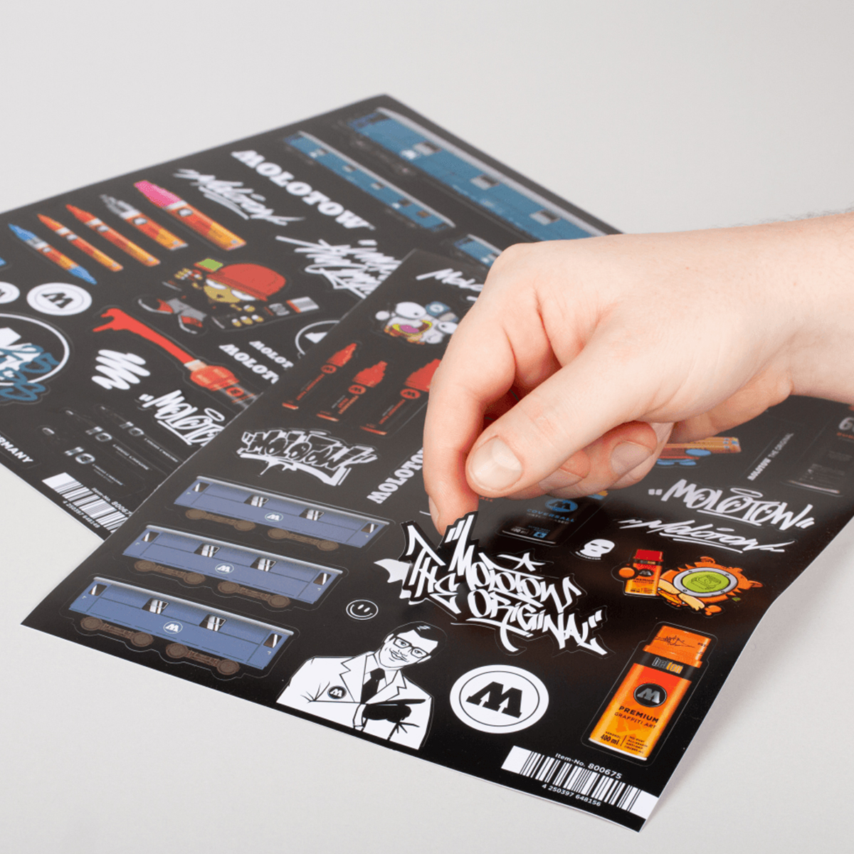 Molotow "StickMolotow "Sticker Sheet A" Stickerbogen A4er Sheet A" Stickerbogen A4