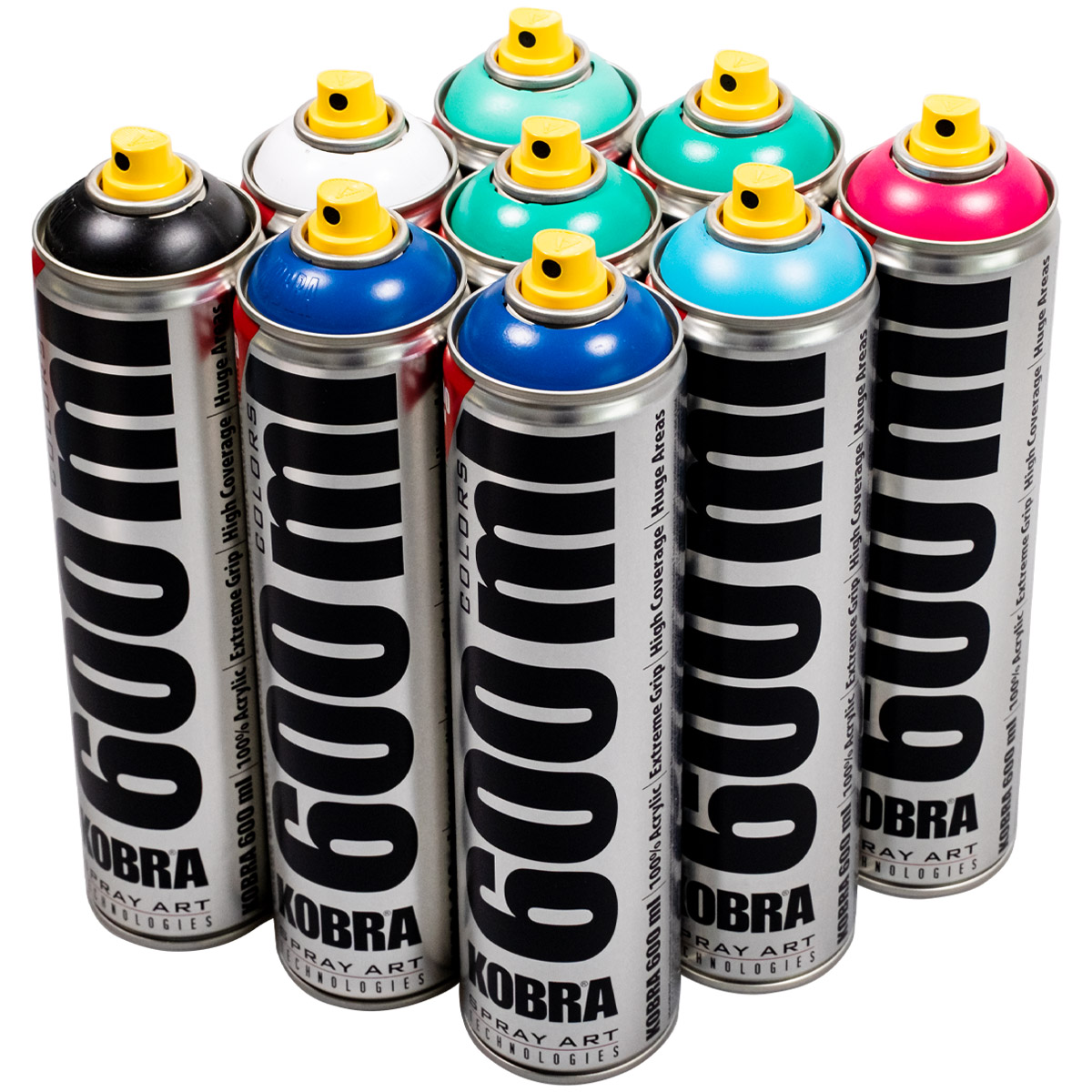 Kobra "Big Paint 9er Set - Ocean Tones" (9x600ml)