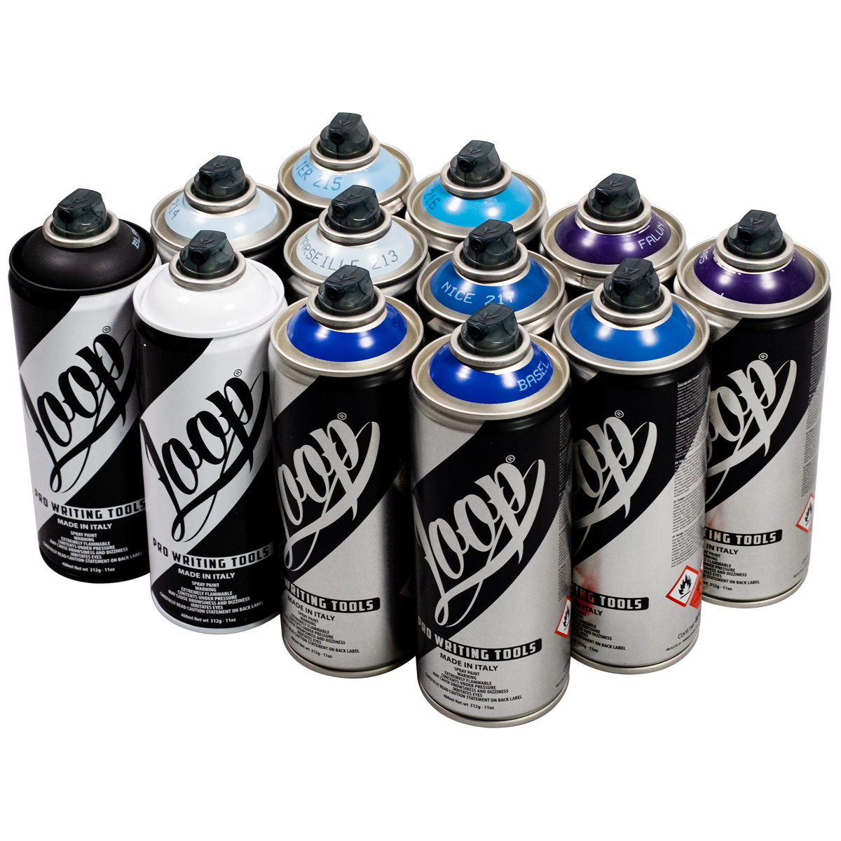 Loop "12er Paint Box - Blue Tones" (12x400ml)