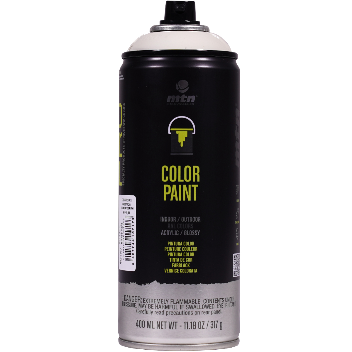 MTN Pro "Color Paint Acrylic RAL" (400ml) Pearl White RAL-1013