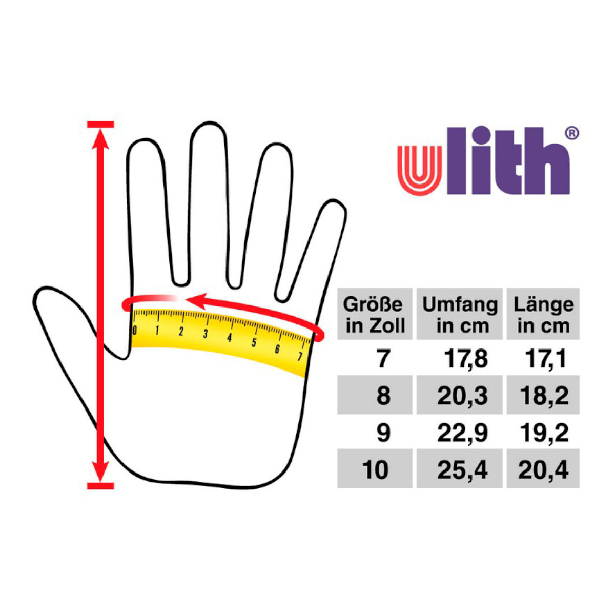 Ulith Handschuhe "Arbeitshandschuhe mit Beschichtung" Black-Grey