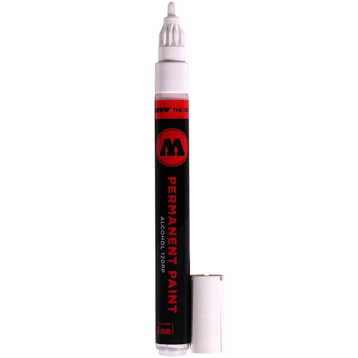Molotow "120PP" Permanent Paint Marker (2mm) Signal White