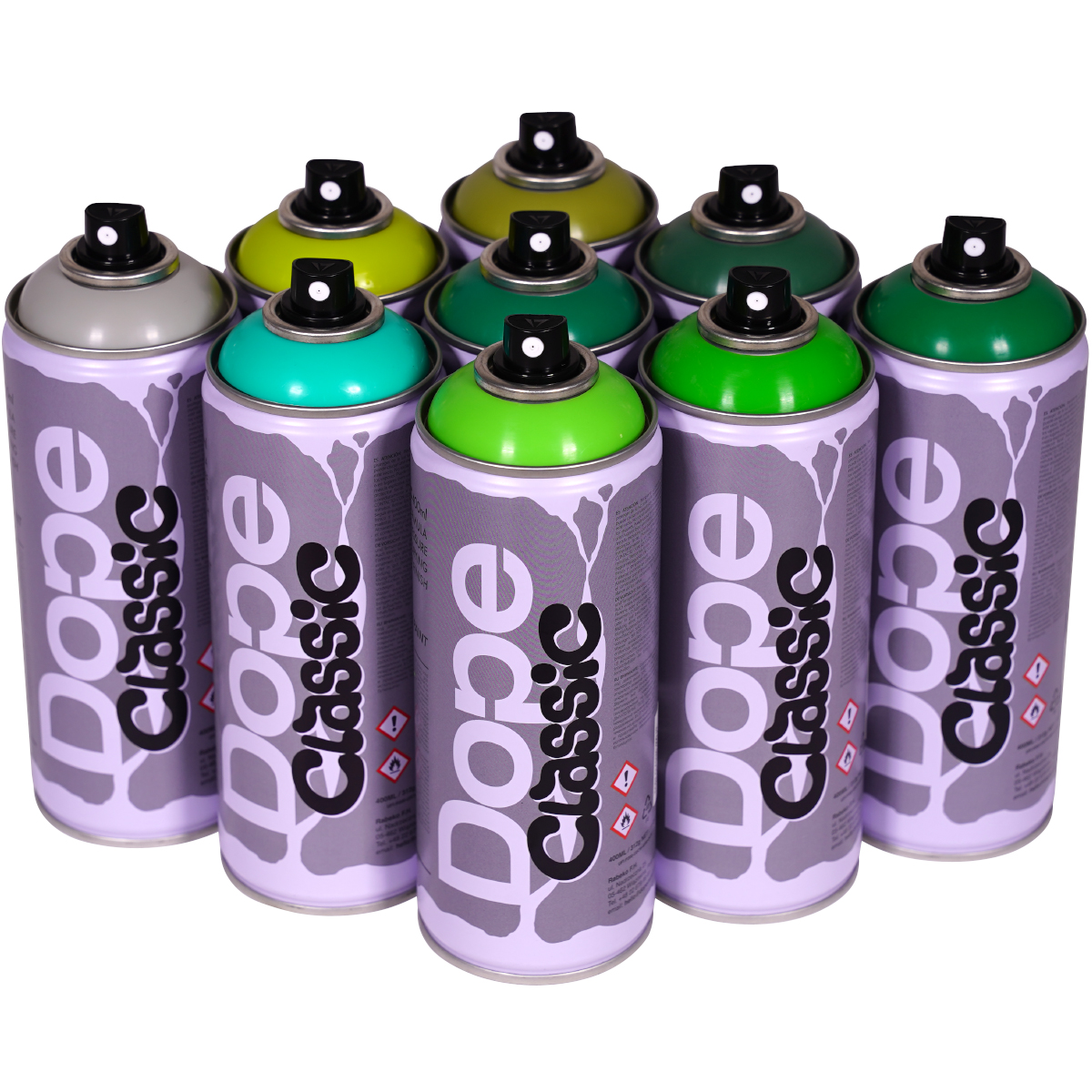 Dope "Classic Paint 9er Paint Box Jungle Party" (9x400ml)