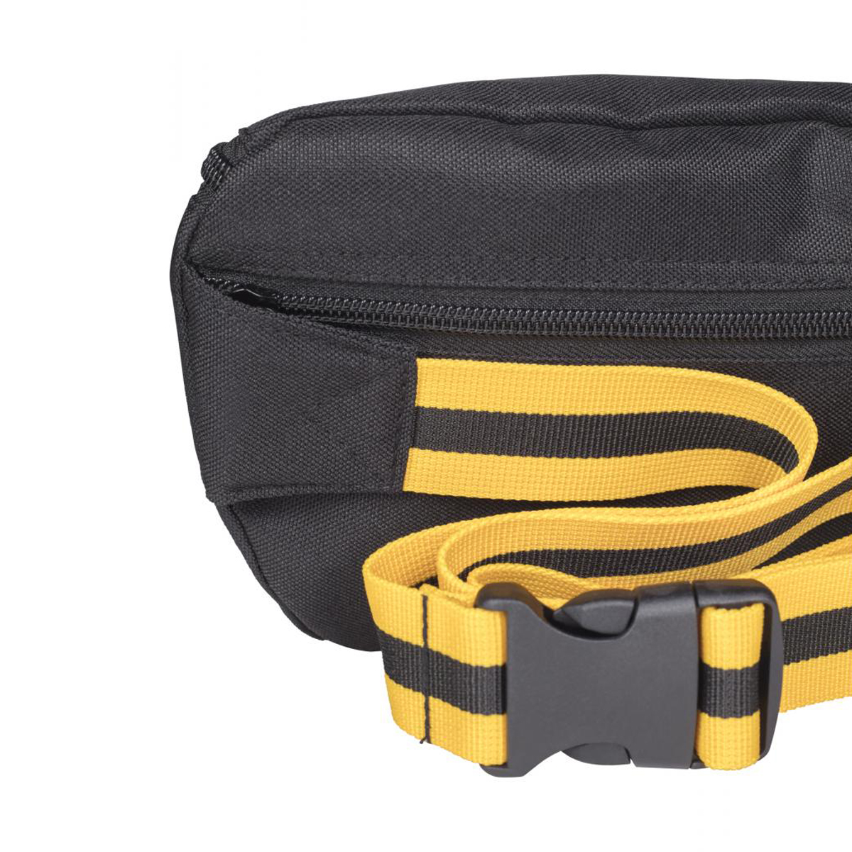Yellowbag6 Urban Classics "Hip Bag Striped Belt" Black Yellow Black