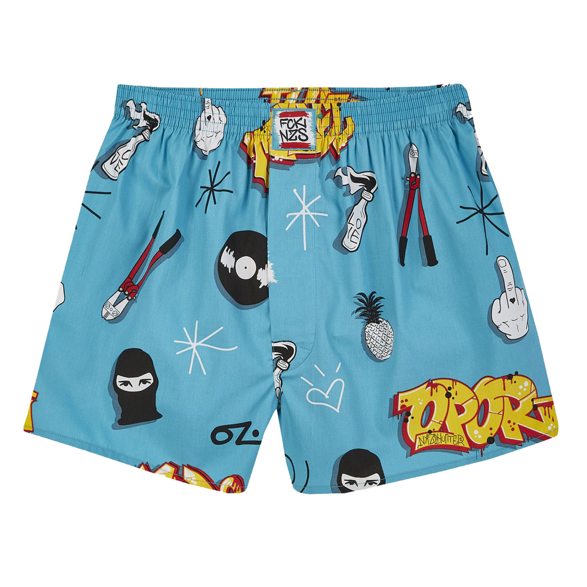 Lousy Livin Boxershorts "Audiolith" Light Blue