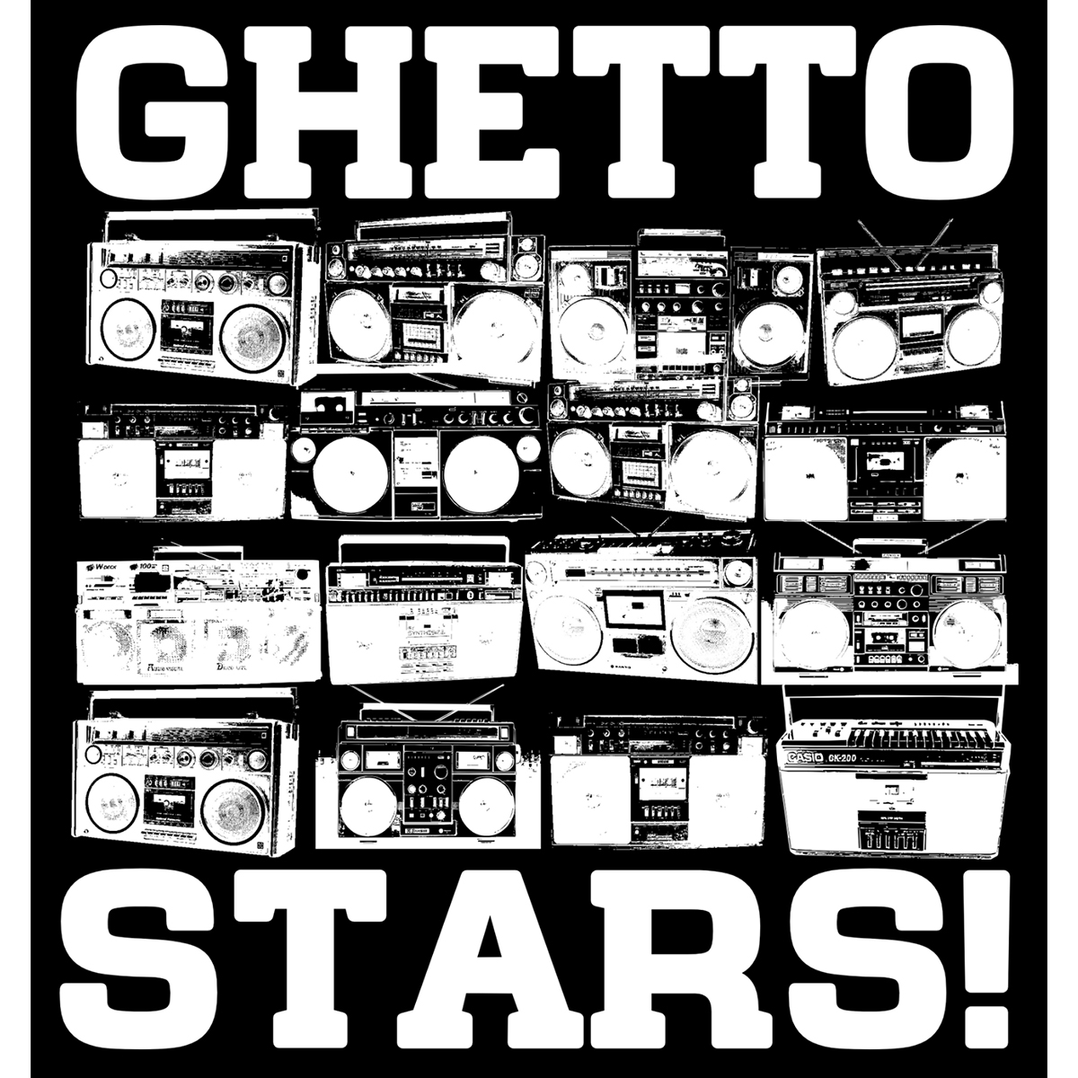 Ghettostars T-Shirt "Ghettoblasters" Black