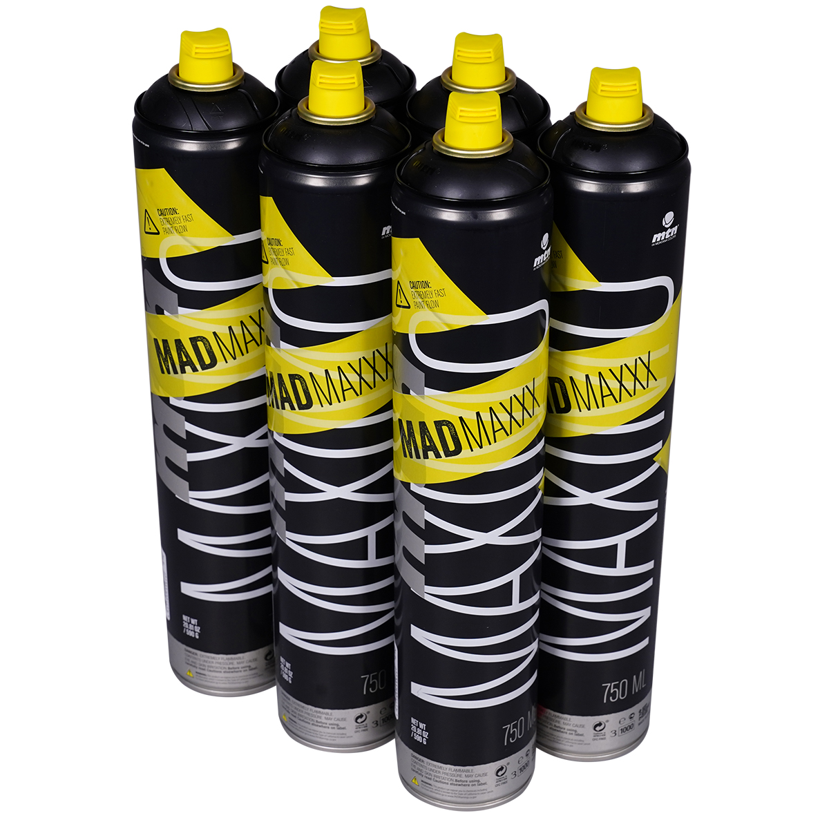 MTN "MadMaxxx One Color Sixpack - Black" (6x750ml)