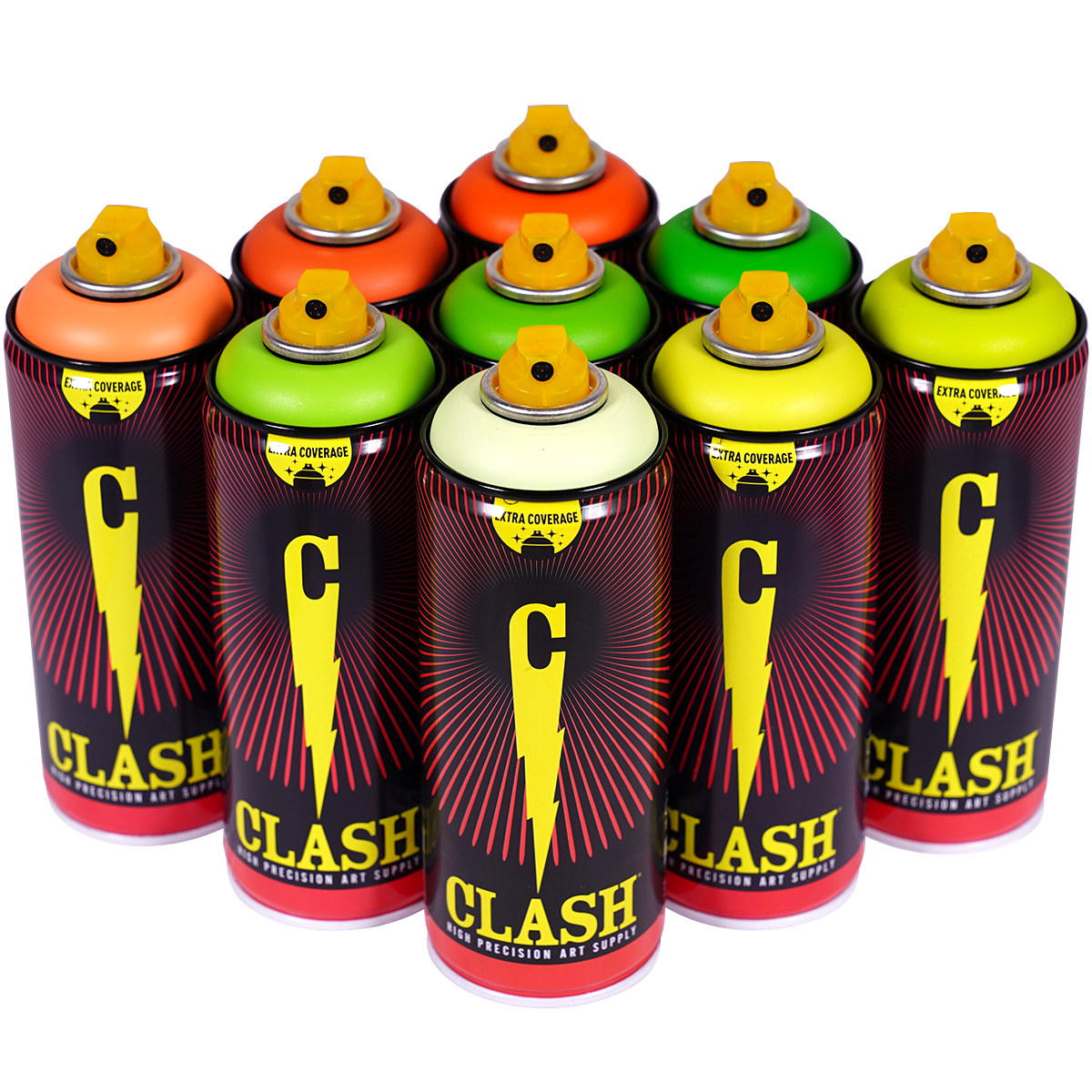 Clash "9er Paint Box Vitamine Tones" (9x400ml)