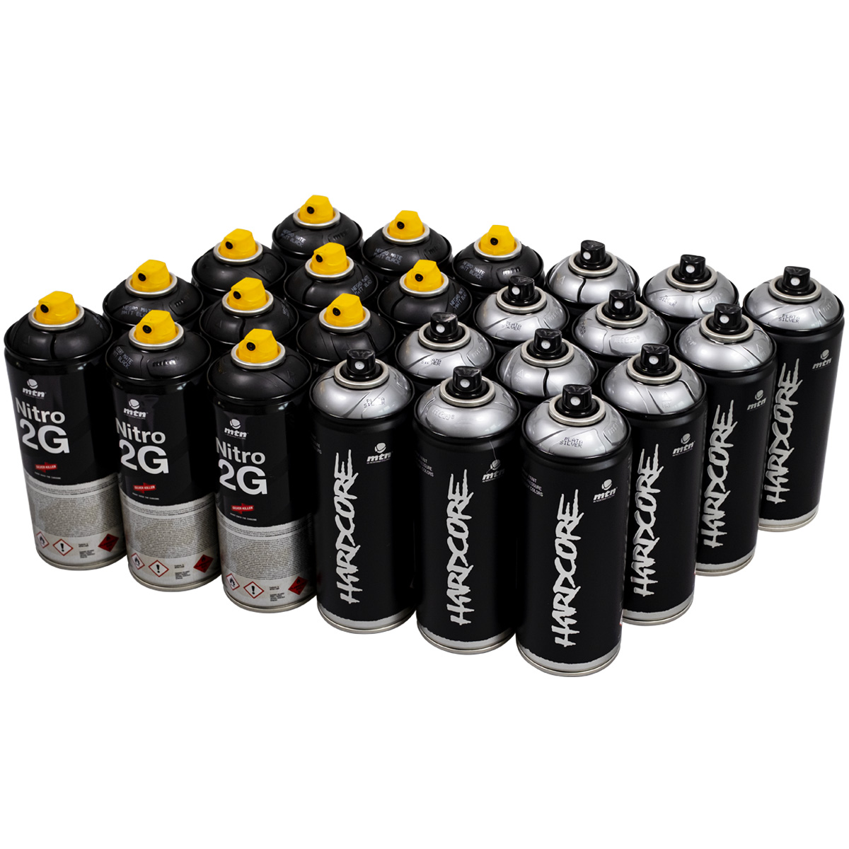 MTN "Hardcore/Nitro Bombing Box - XL" (24x400ml)