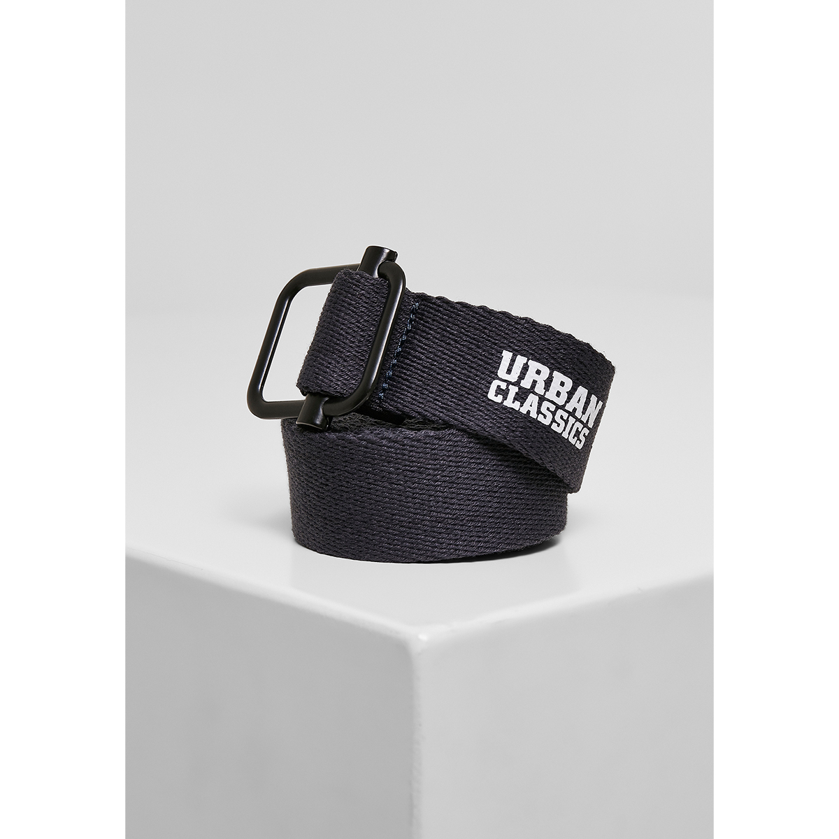 Urban Classics "Industrial Canvas Belt" 2er Pack Black/Navy