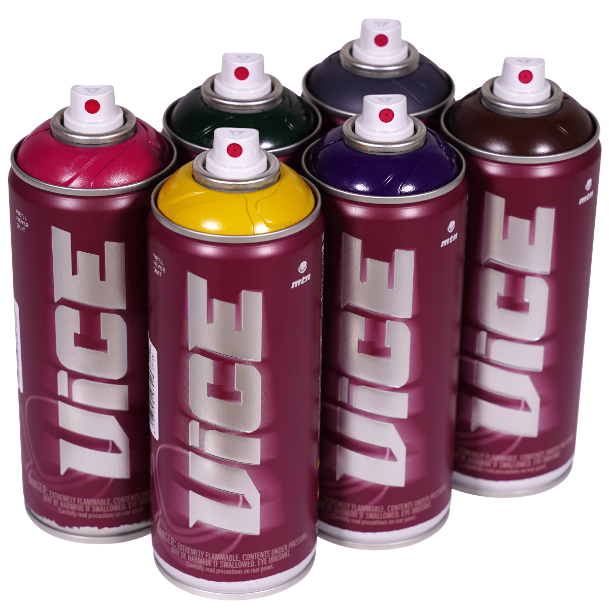 MTN "Vice" Sixpack Dirty Color Tones (6x400ml)