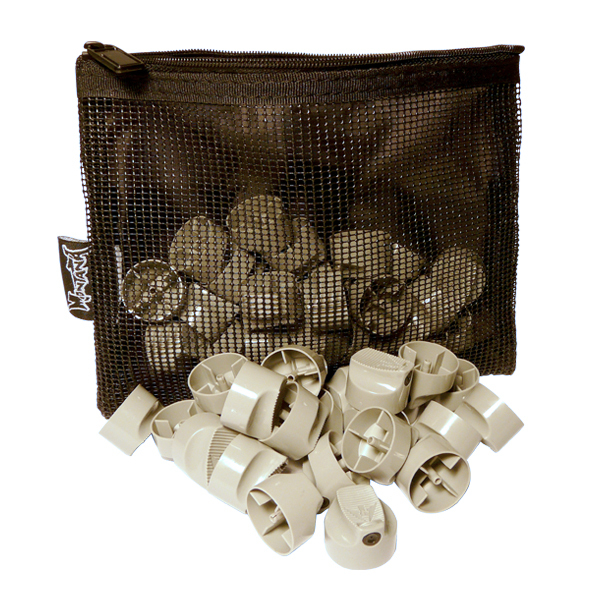 Montana "Outline Cap" Grey/Black 50er Pack inkl. Utility Bag