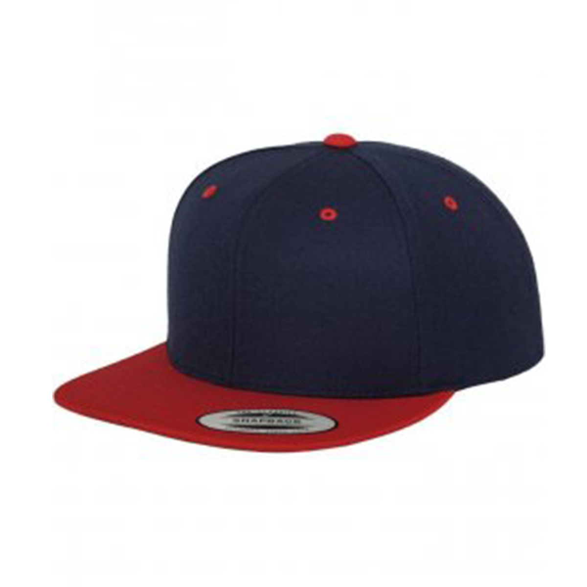 Flexfit "5 Panel Snapback Cap" Navy/Red