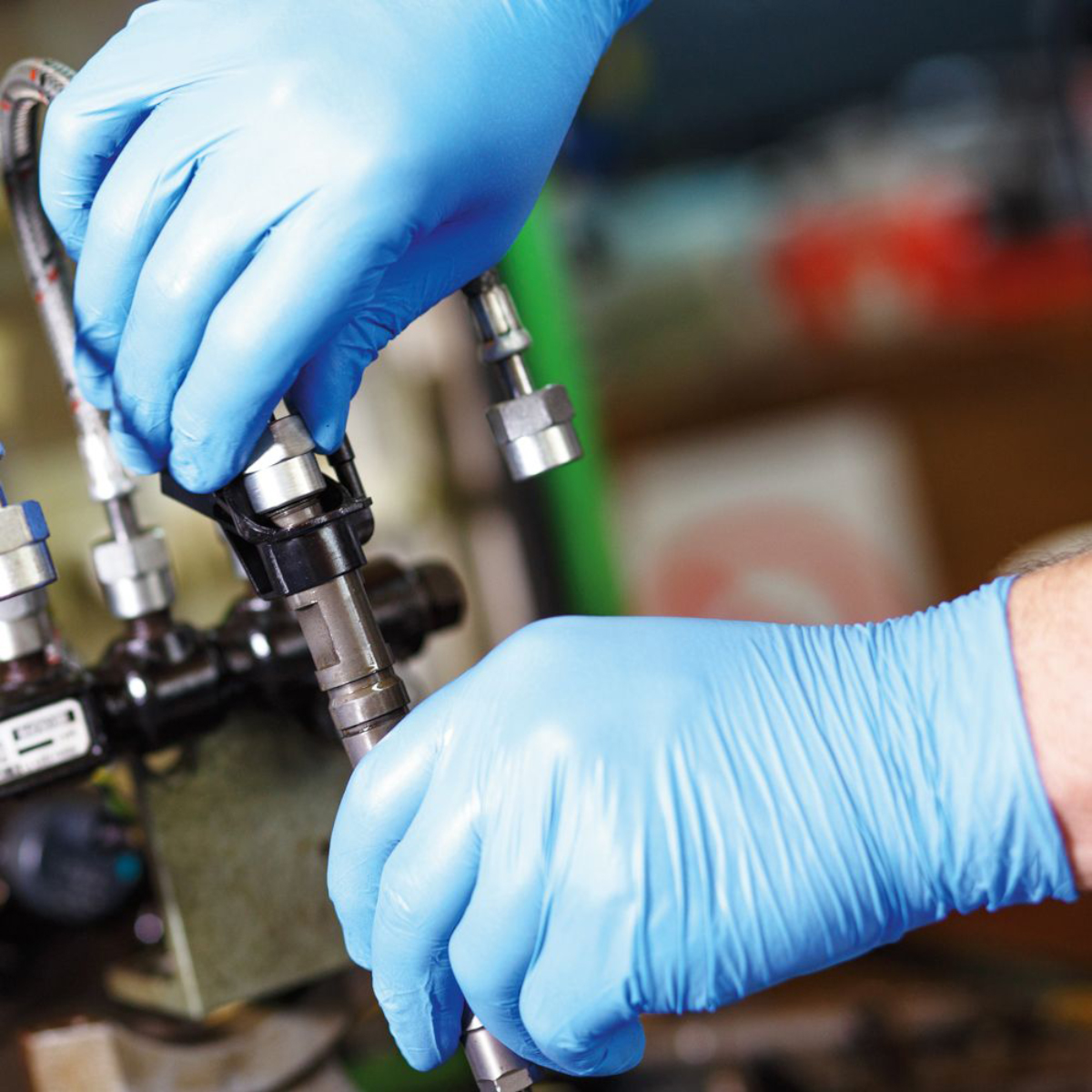 Hygostar Handschuhe "Safe Premium Nitril" Blue (100er Pack)