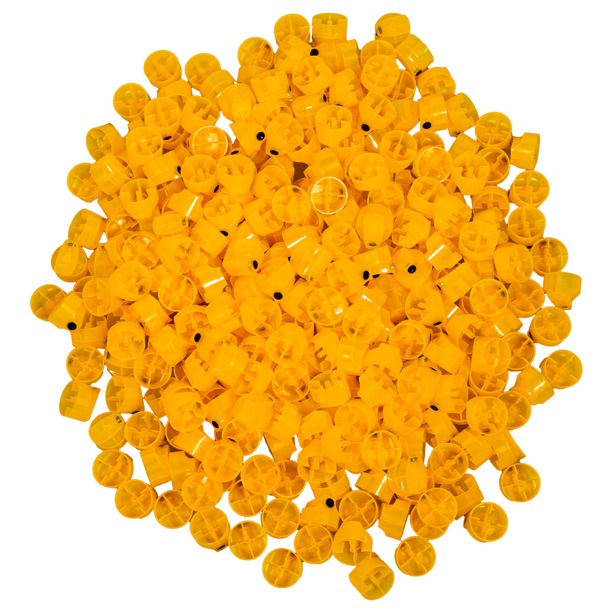 "Universal Skinny Cap" Yellow/Black 400er Pack