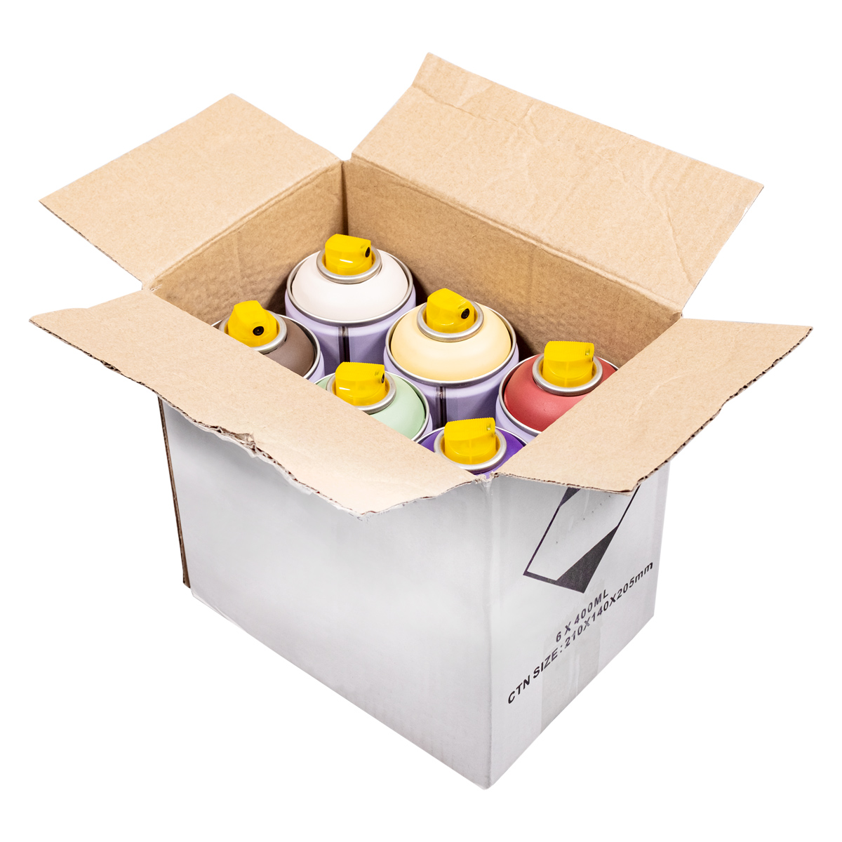 360 Spraypaint "Random Tone Sixpack" (6x400ml)