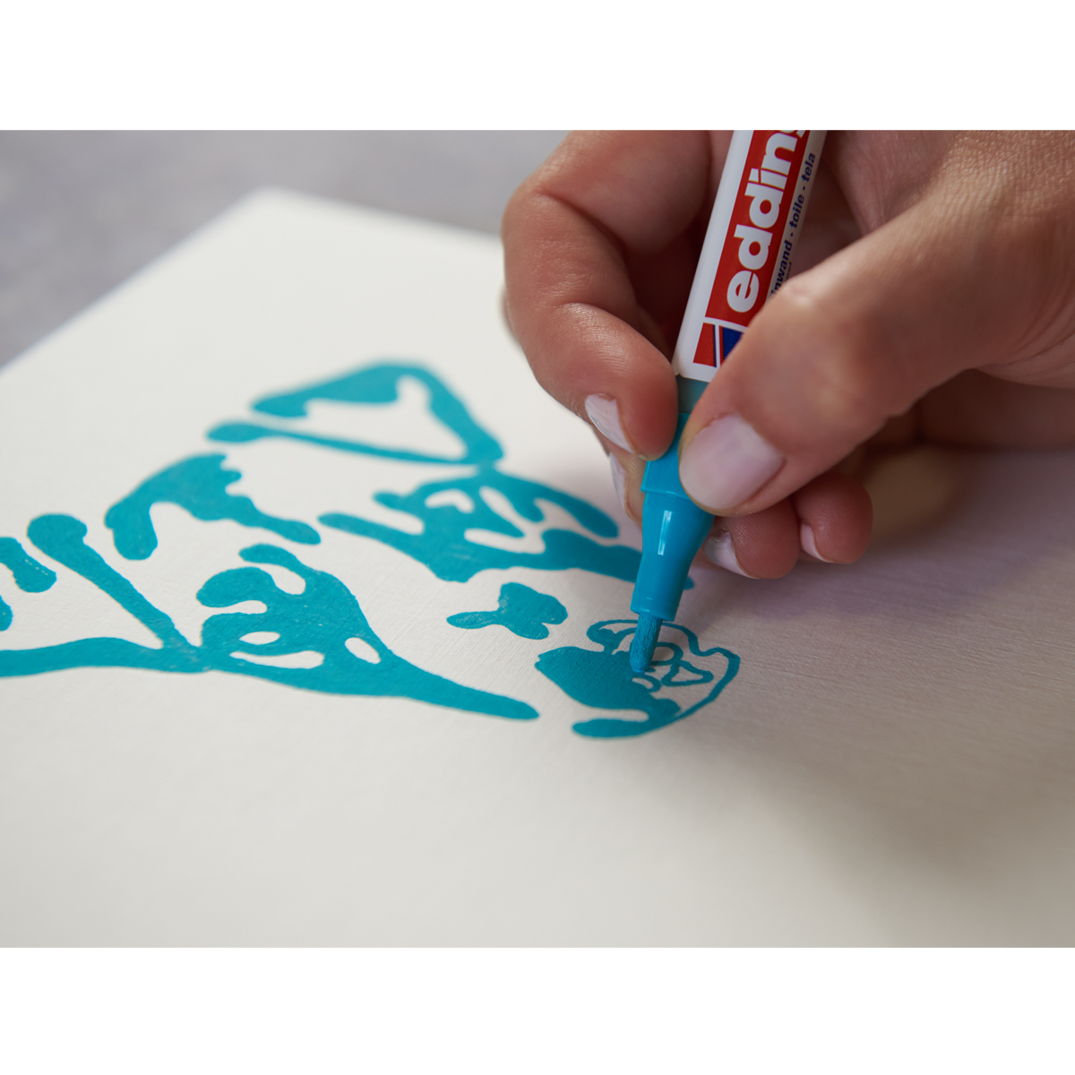 Edding "30010 Acryl- und Ölmalblock" (DIN A3) - 10 Blatt Weiß