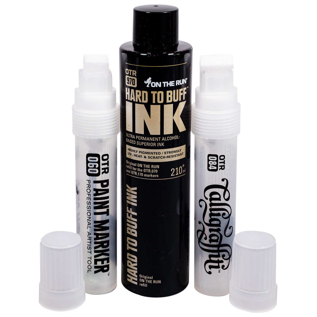 OTR "Hard 2 Buff Refill Ink" inkl. Marker Set I