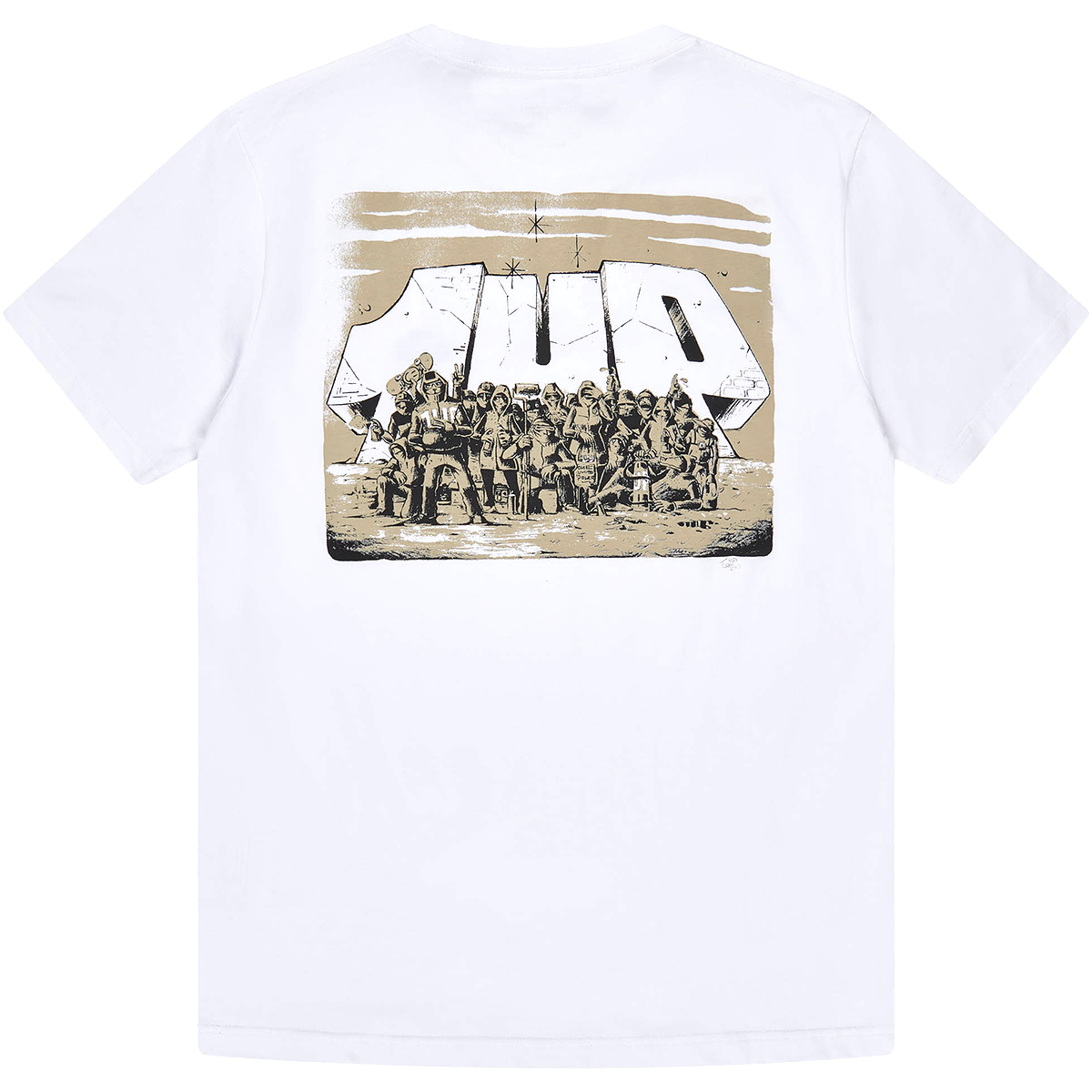 1UP T-Shirt "Gang" White