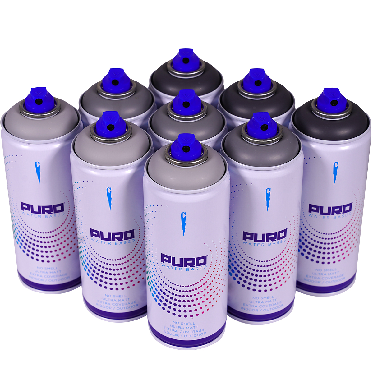 Clash "Puro" Water Based - Stone Tones (9x400ml)