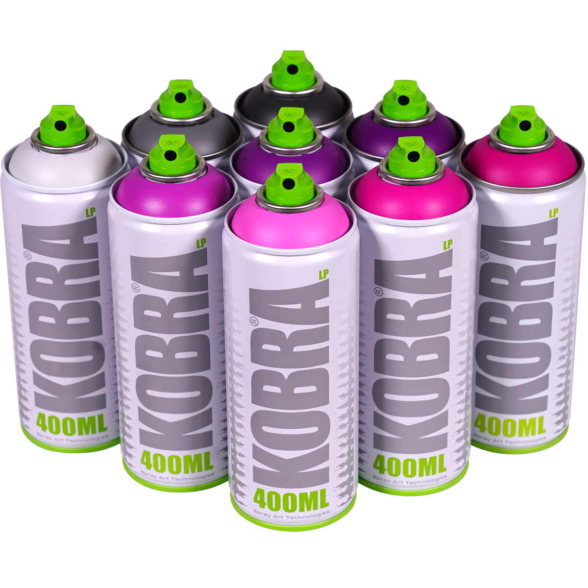 Kobra "New LP 9er Set Purple Smoke Tones" (9x400ml)