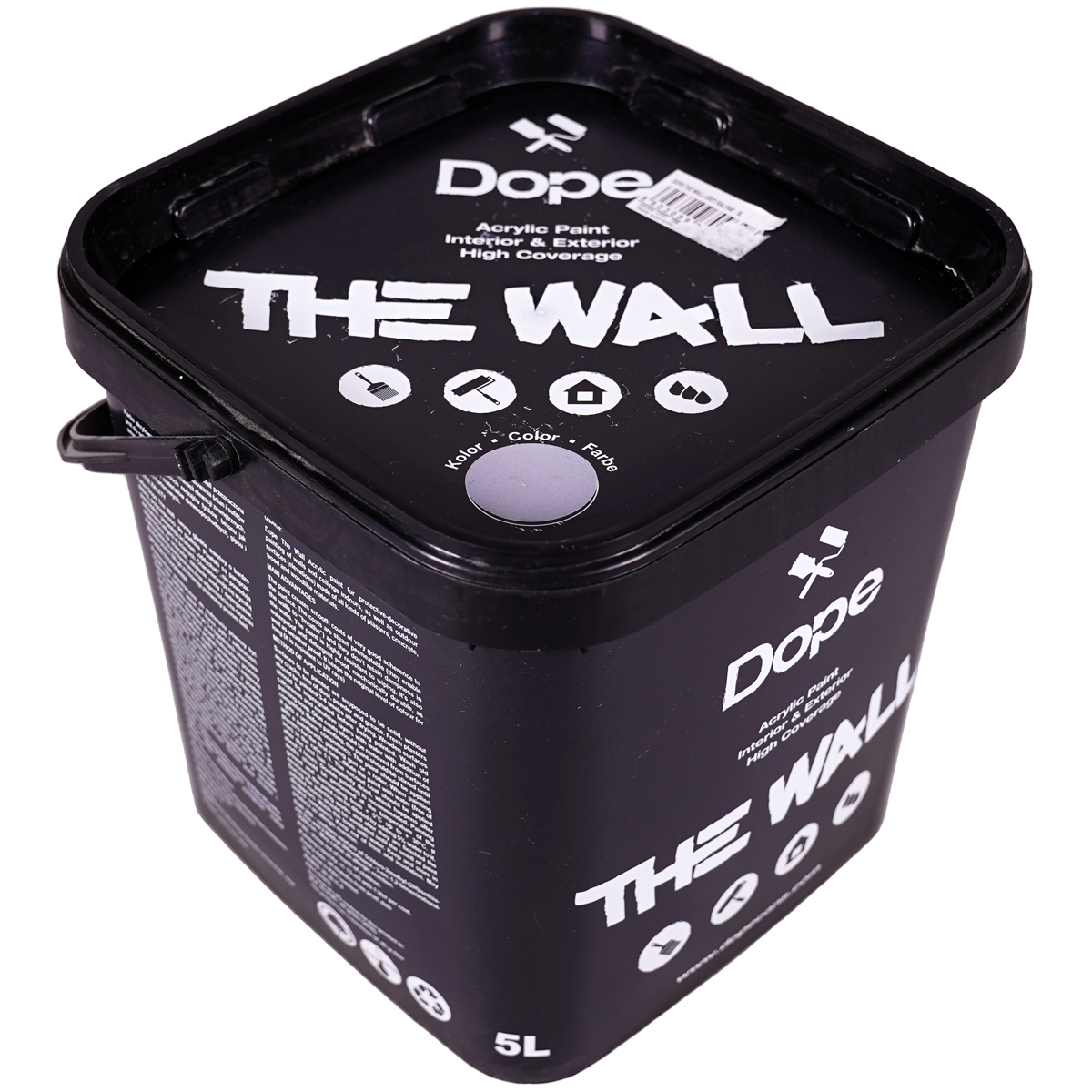 Dope Acryl Premium Wandfarbe "The Wall 5L" Grey