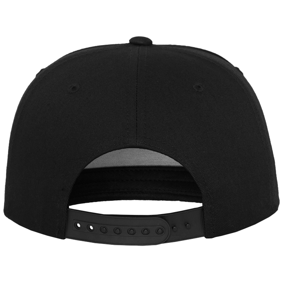Flexfit "Classic 5 Panel Snapback" - Black/Black