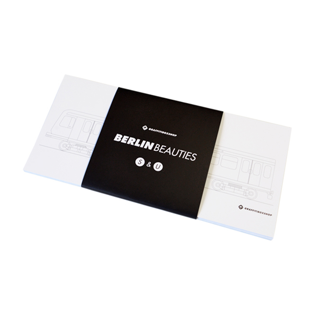 Graffitibox "Berlin Beauties" Trainpads (29,7x13,8cm) - 30 Stk.