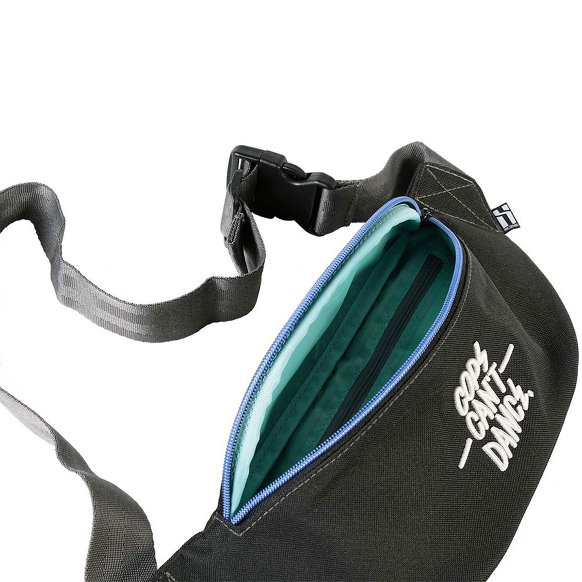 Mr. Serious Hip Bag "Cops Can't Dance" Black