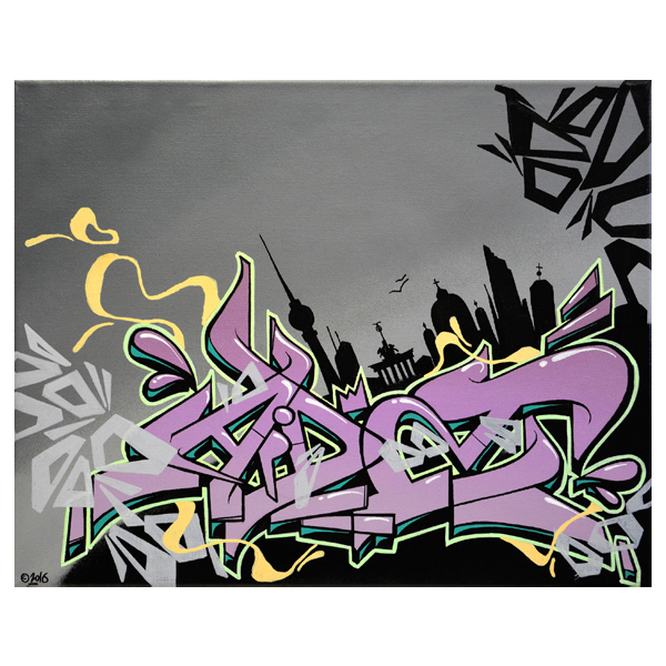 "Aidz - Hulk (Original)" 40x50cm