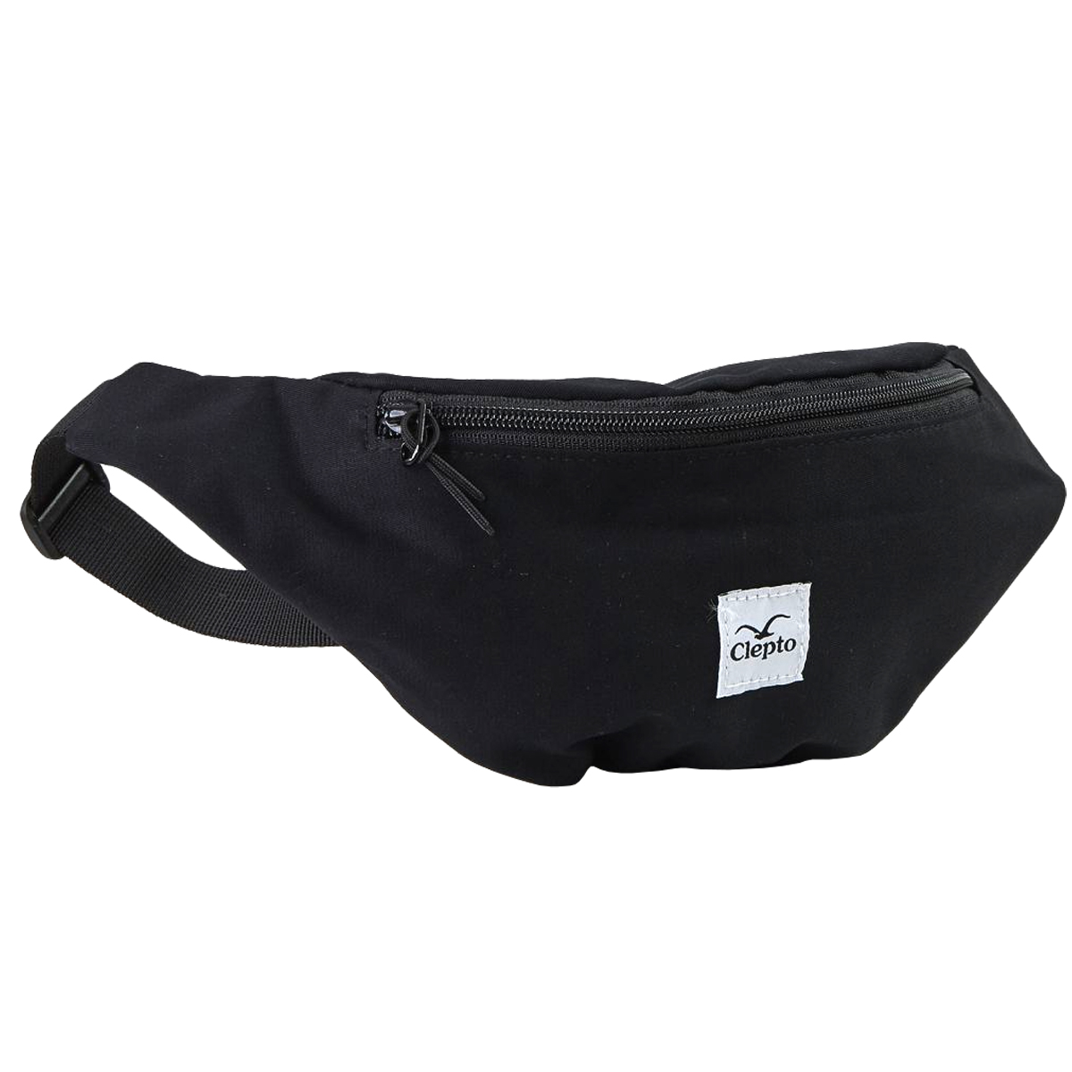 Clepto_HipBag_Black-03 Cleptomanicx Hip Bag "C.I. Patch" Black