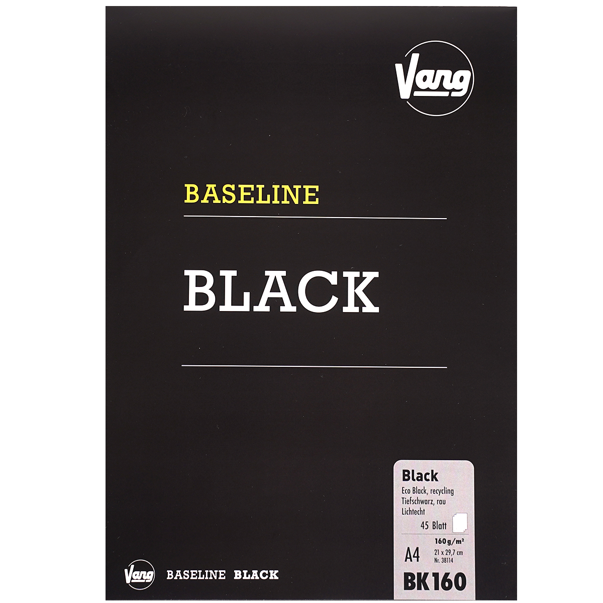 Vang "Baseline Block - Black" (DIN A4)