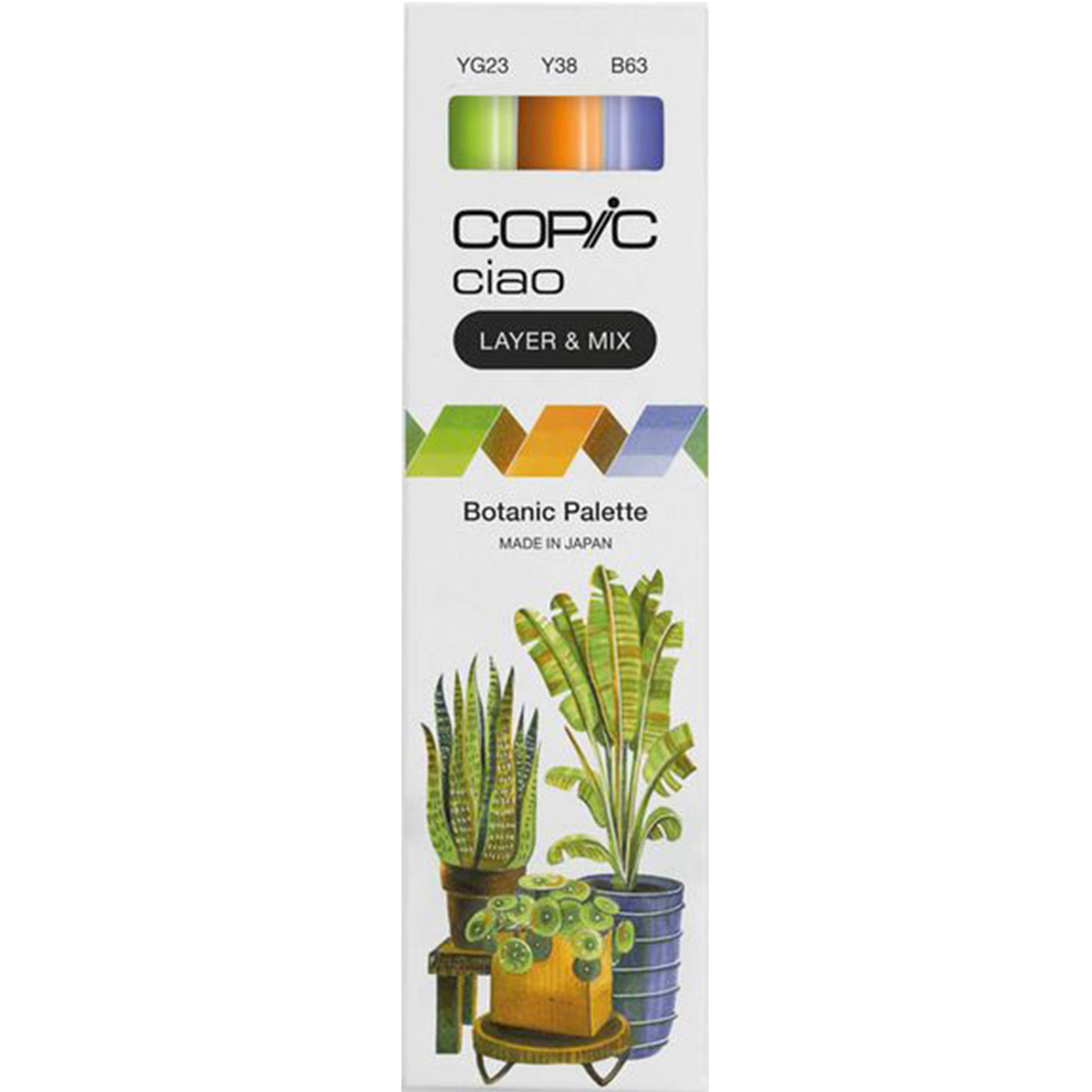 Copic "Ciao Botanic Palette 3er Set" (1,0mm + 6,0mm)