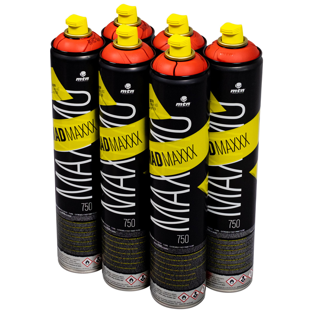 MTN "MadMaxxx One Color Sixpack - Vivid Red" (6x750ml)