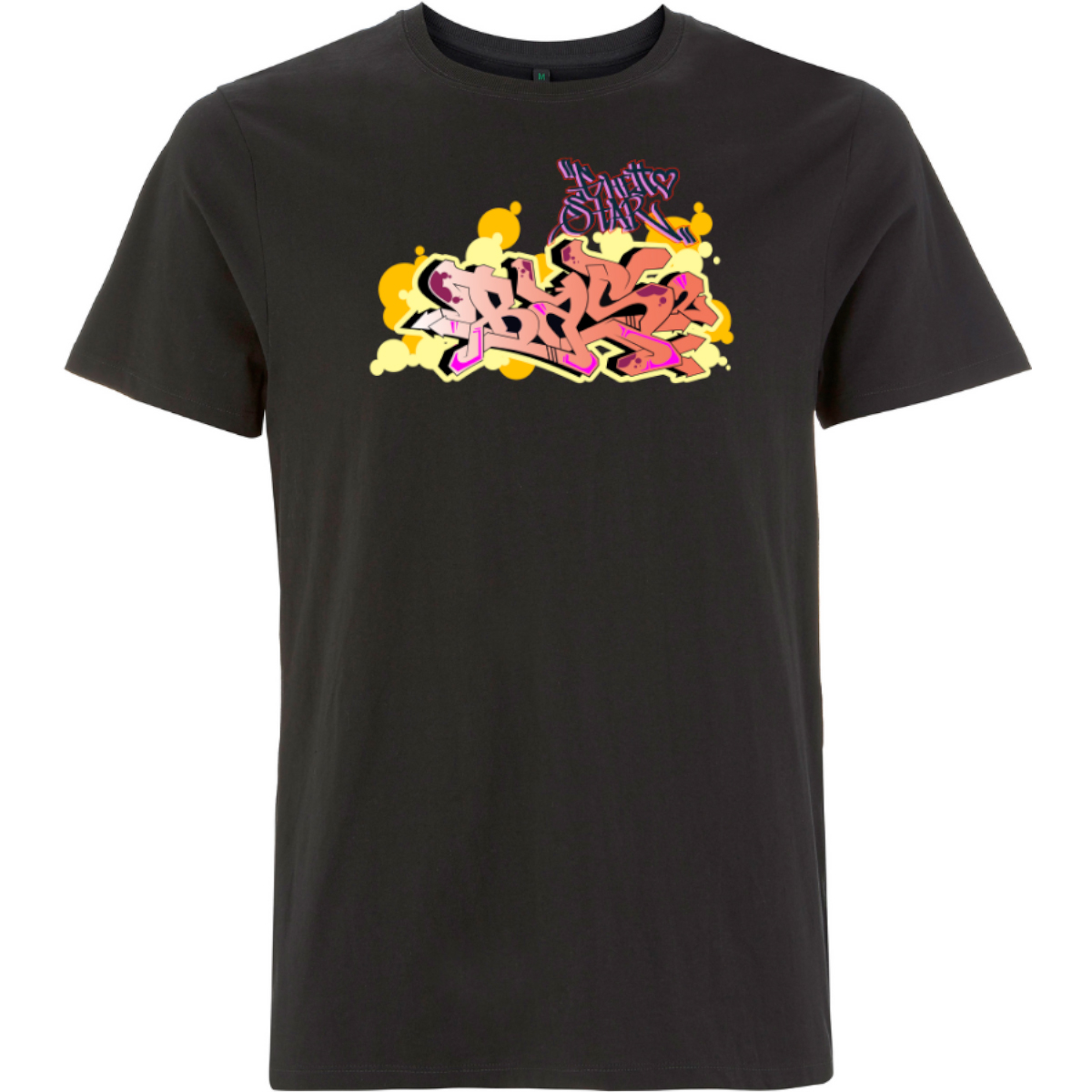 T-Shirt "Bas2 Ghettostar" Black