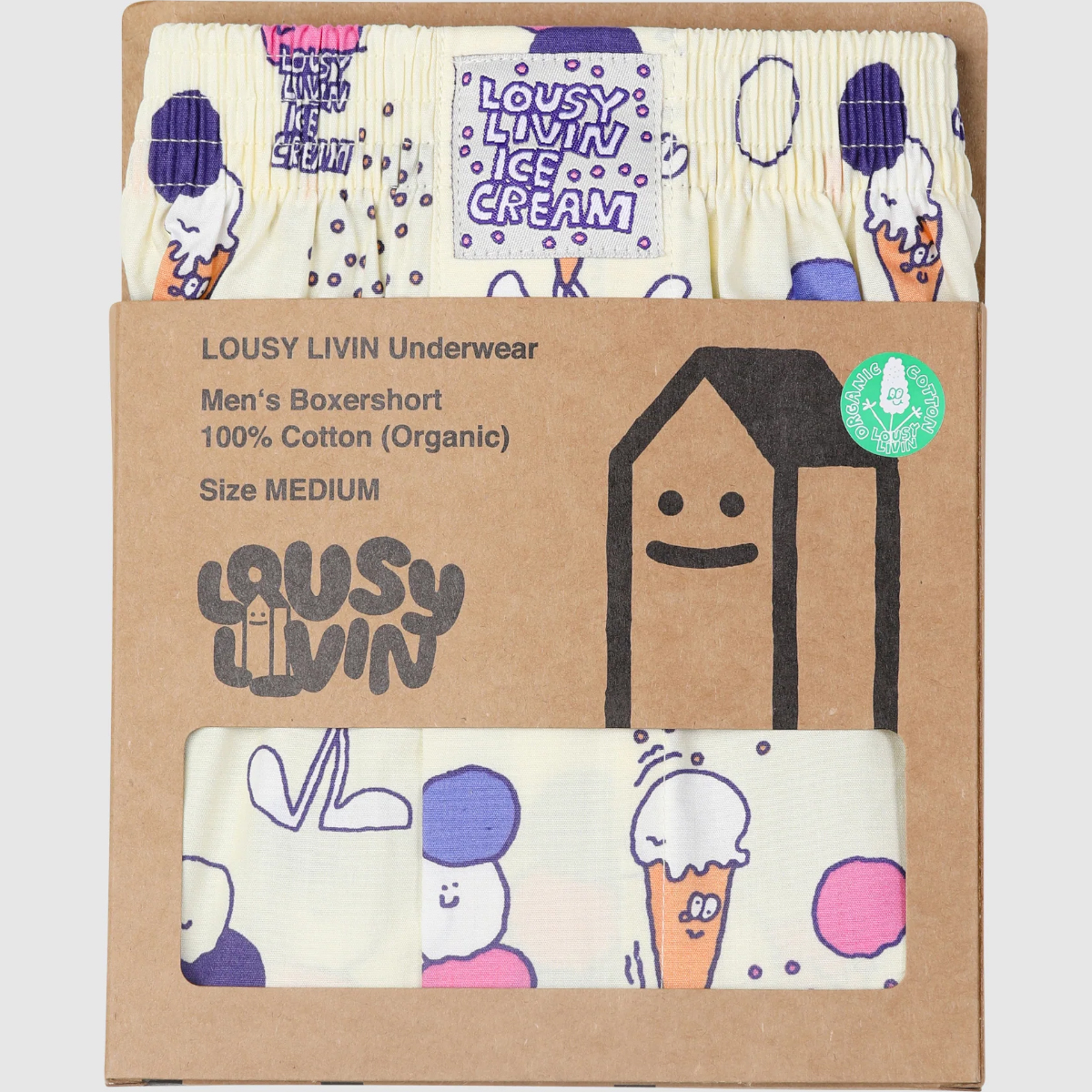 Lousy Livin Boxershorts "Icecream" Sorbet