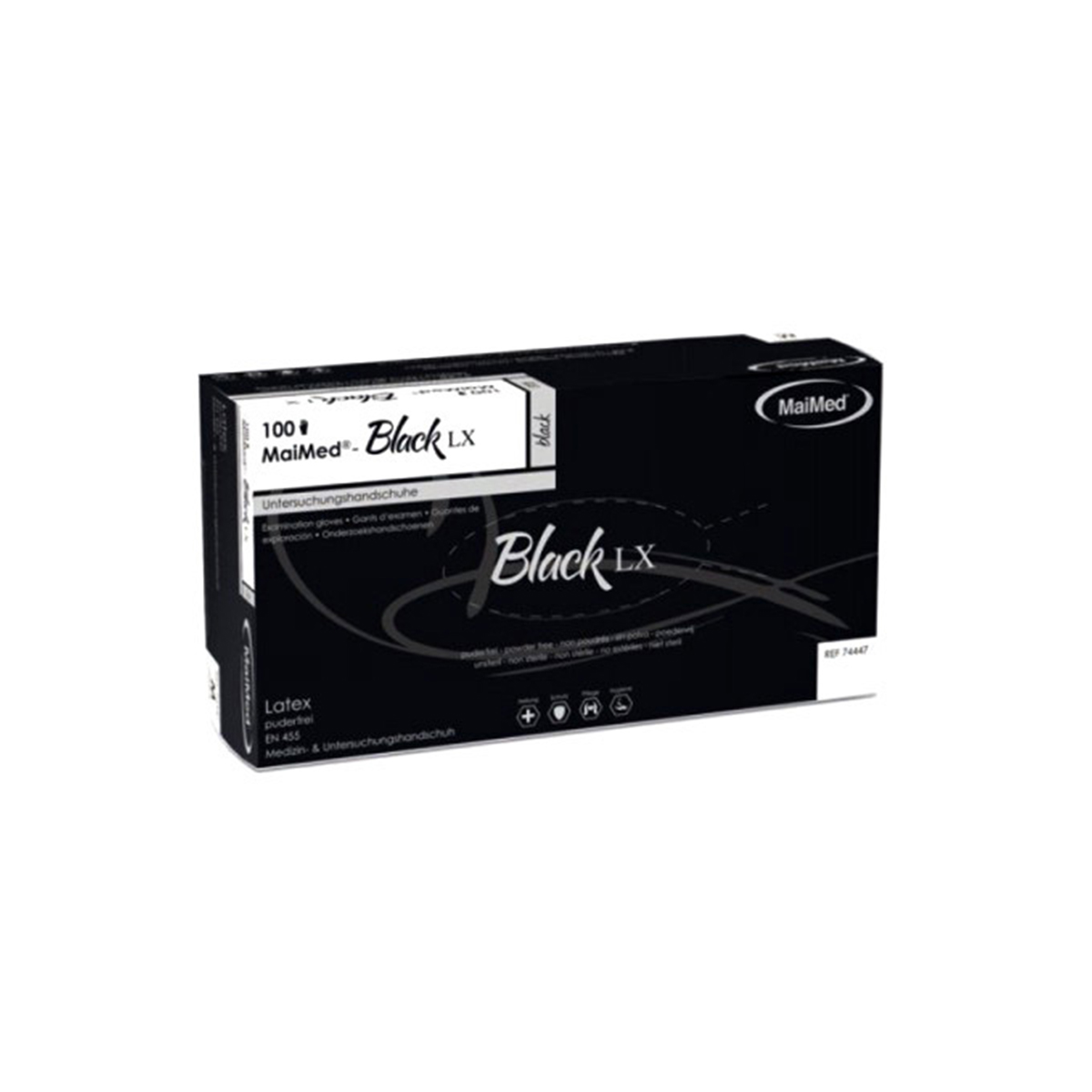 Handschuhe "Latex Einweg" Black (100 Stk.)