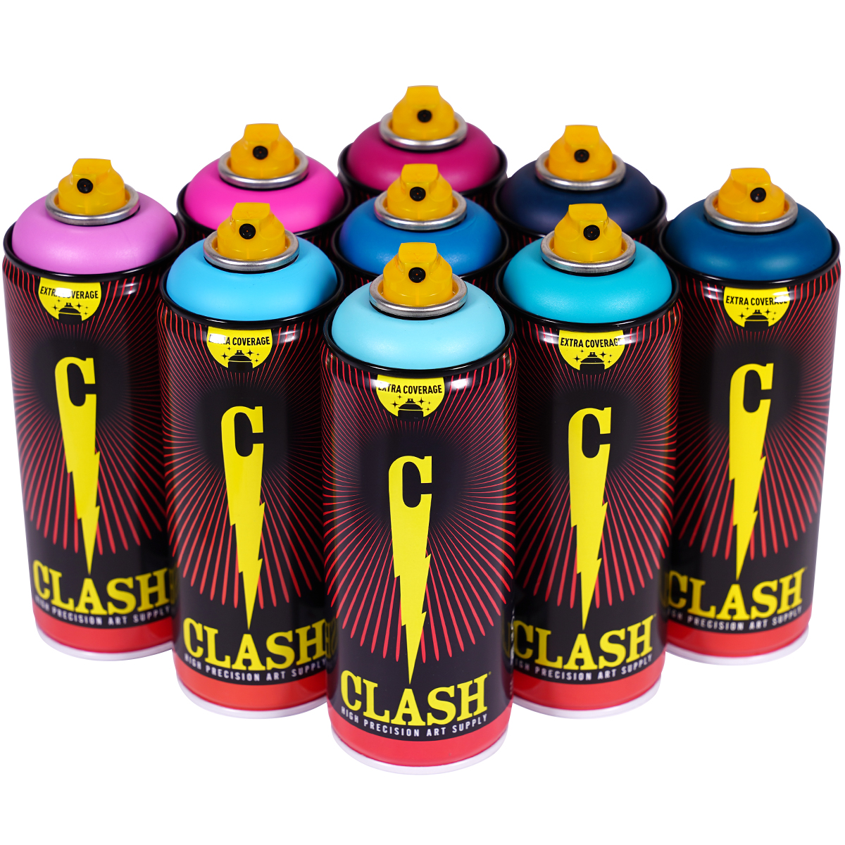 Clash "9er Paint Box Ocean Flower Tones" (9x400ml)