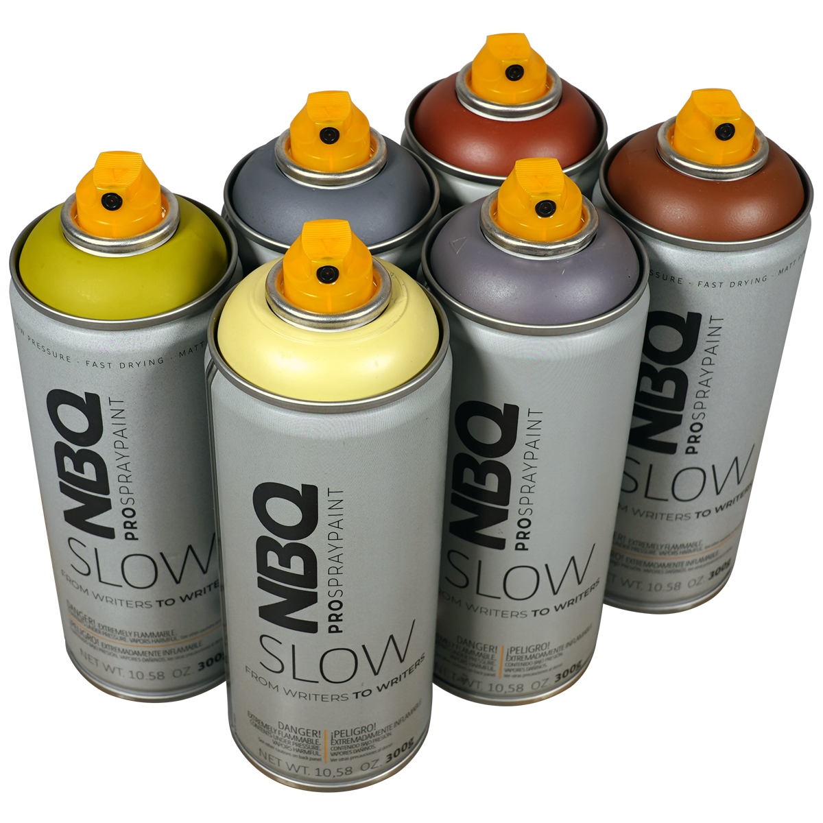 NBQ "New Slow" Sixpack Earthcolors Set 1 (6x400ml)